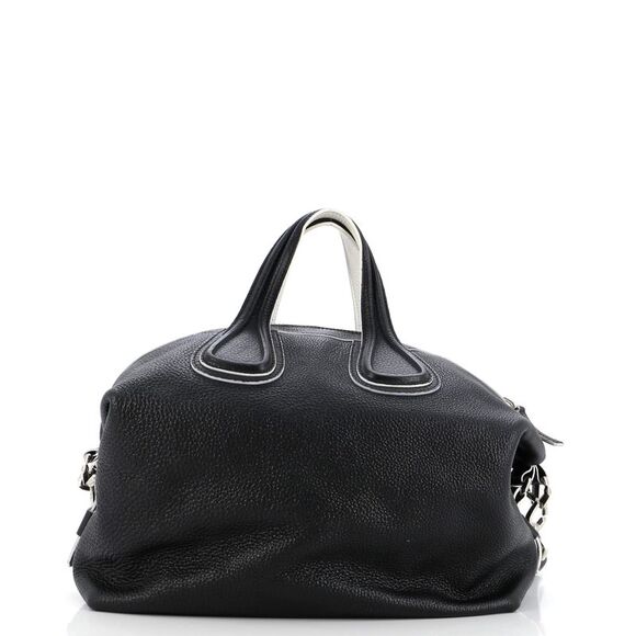 Givenchy Nightingale Satchel Waxed Leather Medium Black - Picture 3 of 8